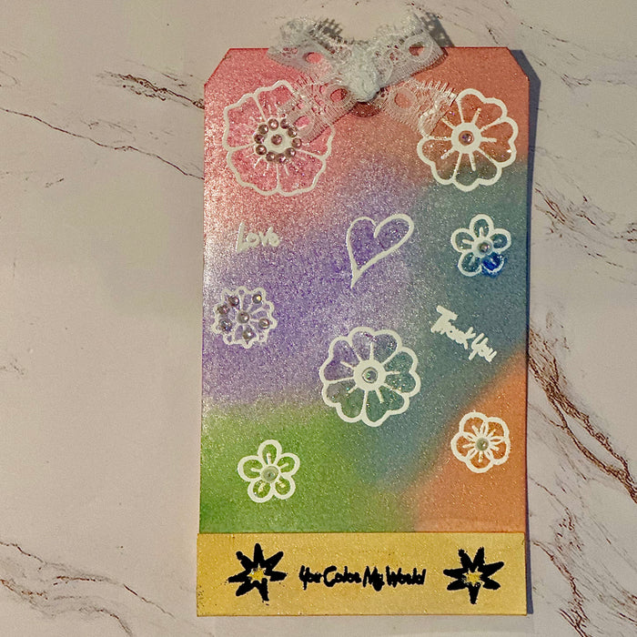 You Color My World 4x4 Stamp Set